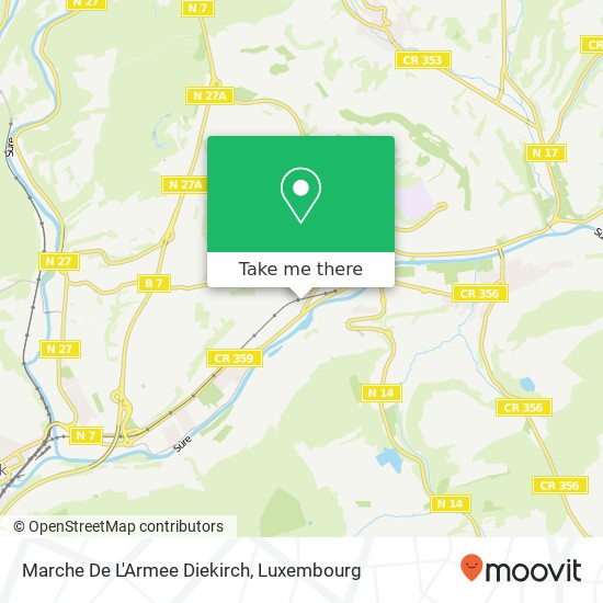 Marche De L'Armee Diekirch map