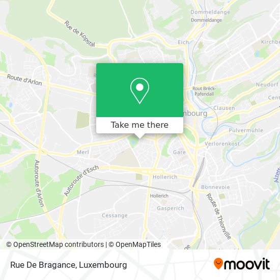Rue De Bragance map