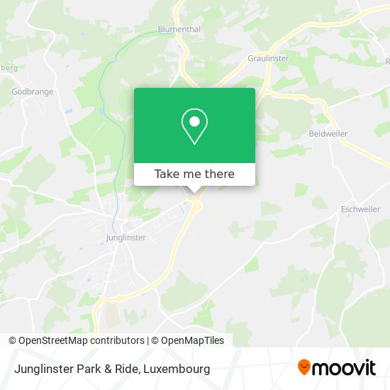 Junglinster Park & Ride map
