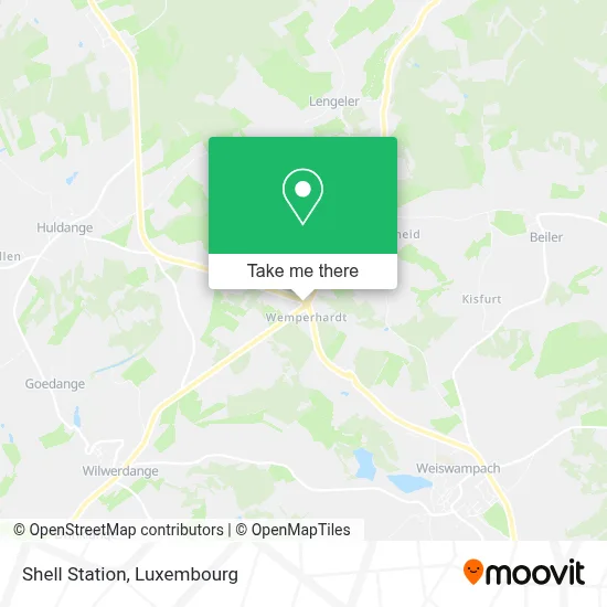 Shell Station map