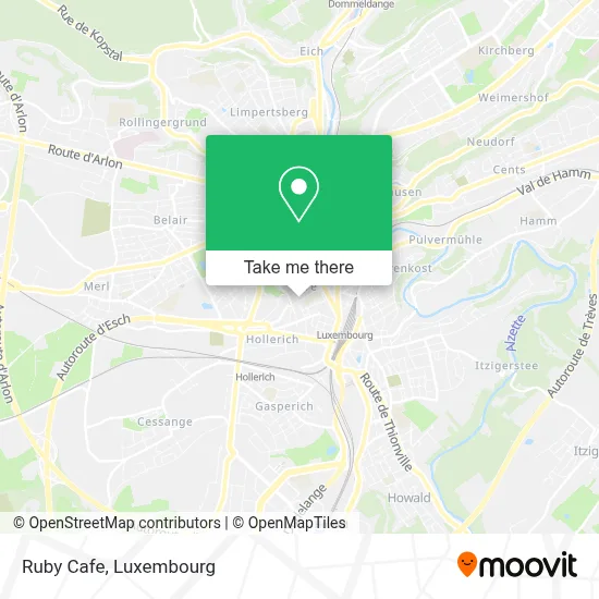 Ruby Cafe map