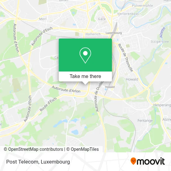 Post Telecom map