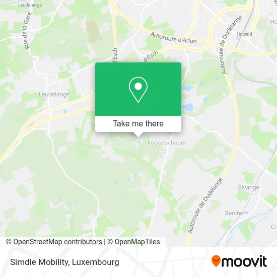 Simdle Mobility map