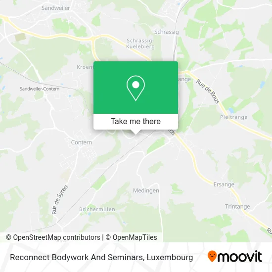 Reconnect Bodywork And Seminars map