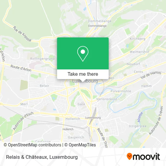 Relais & Châteaux map