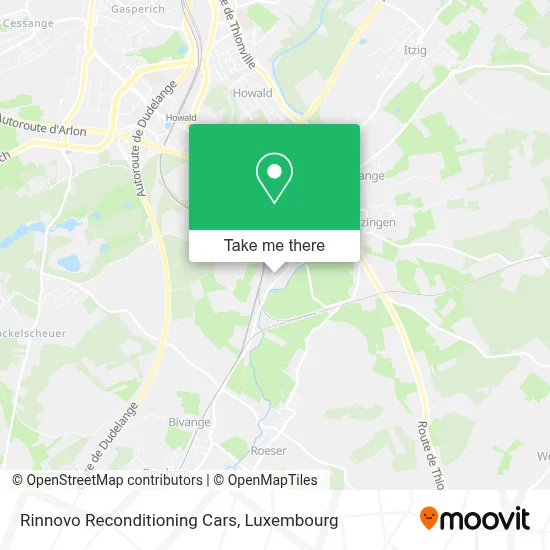 Rinnovo Reconditioning Cars map