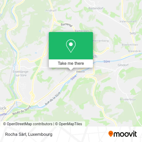 Rocha Sàrl map