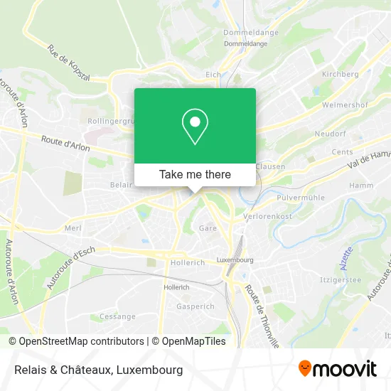 Relais & Châteaux map