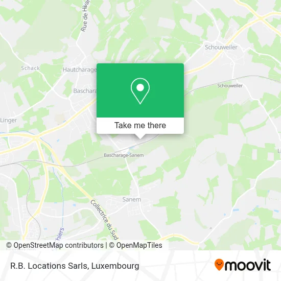 R.B. Locations Sarls map