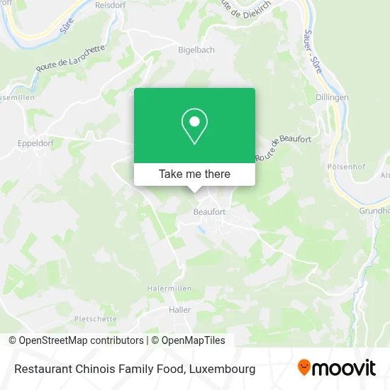 Restaurant Chinois Family Food map