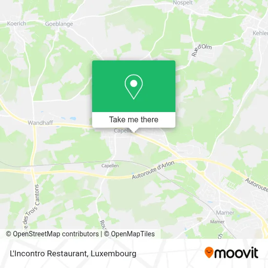 Ristorante L'Incontro Karte