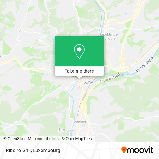 Ribeiro Grill map