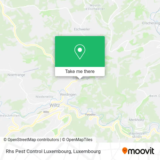 Rhs Pest Control Luxembourg Karte