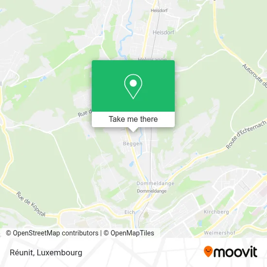 Réunit Karte