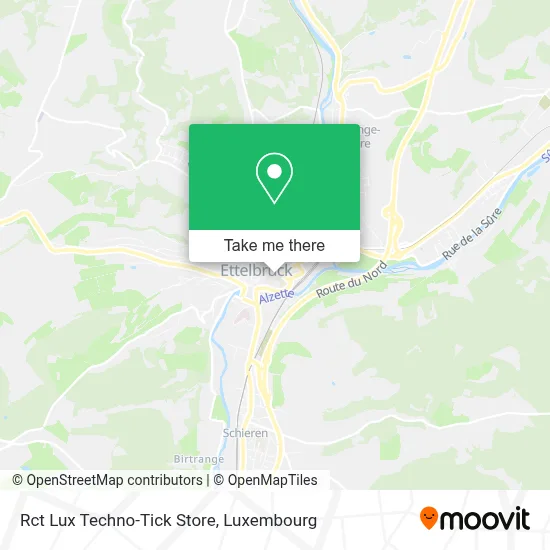 Rct Lux Techno-Tick Store map