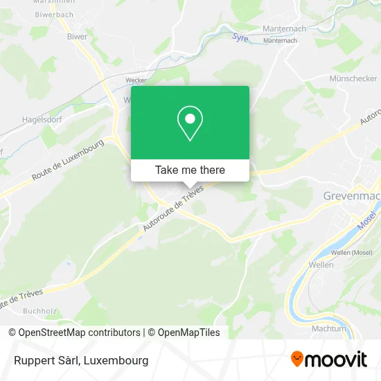 Ruppert Sàrl map
