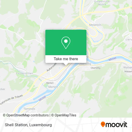 Shell Station map