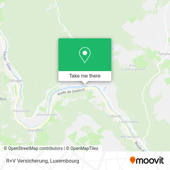 R+V Versicherung map
