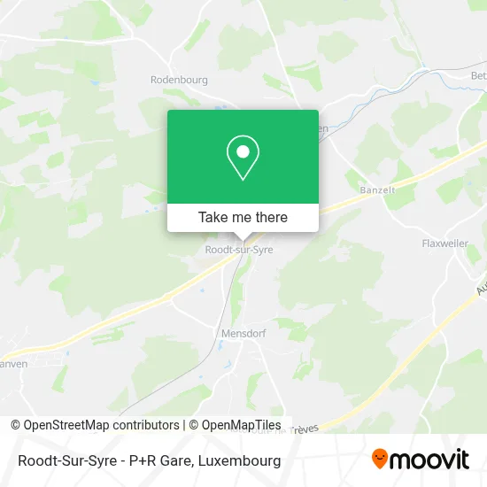 Roodt-Sur-Syre - P+R Gare map