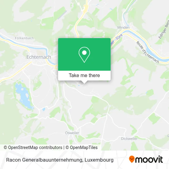 Racon Generalbauunternehmung map