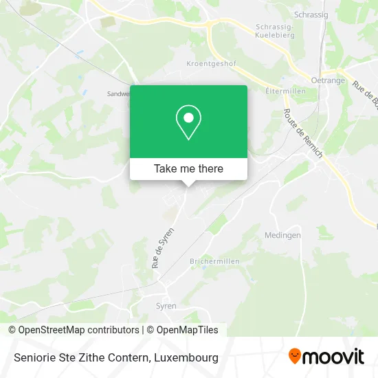 Seniorie Ste Zithe Contern map