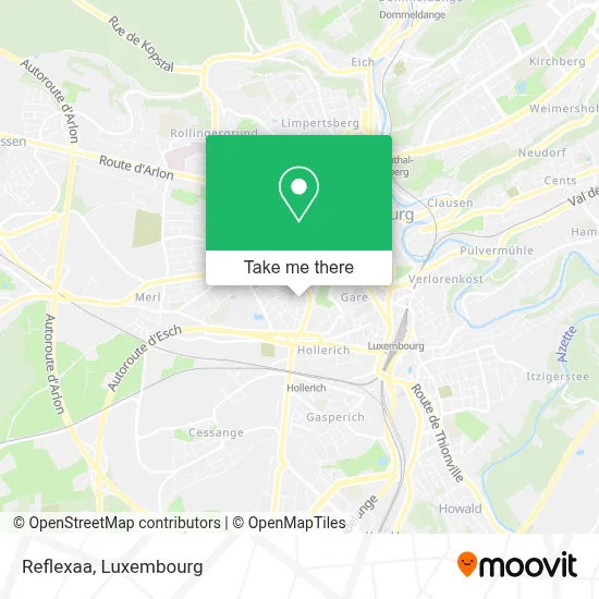 Reflexaa map