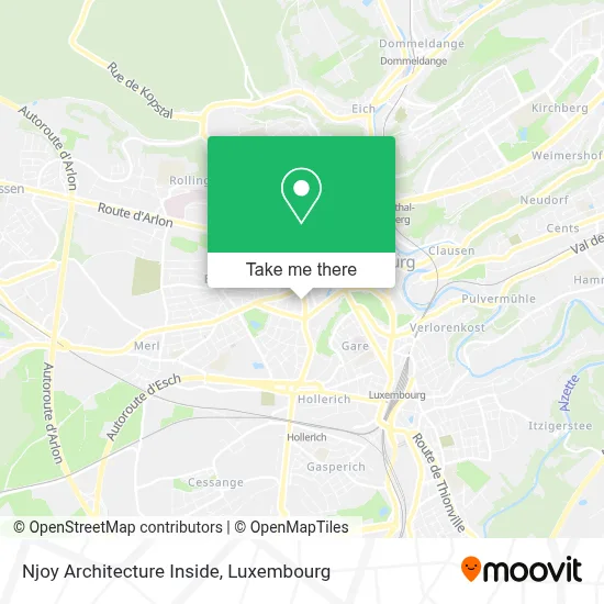 Njoy Architecture Inside map