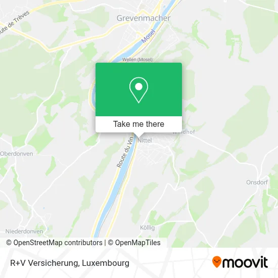 R+V Versicherung map