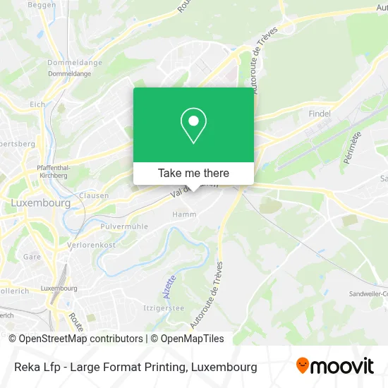 Reka Lfp - Large Format Printing map