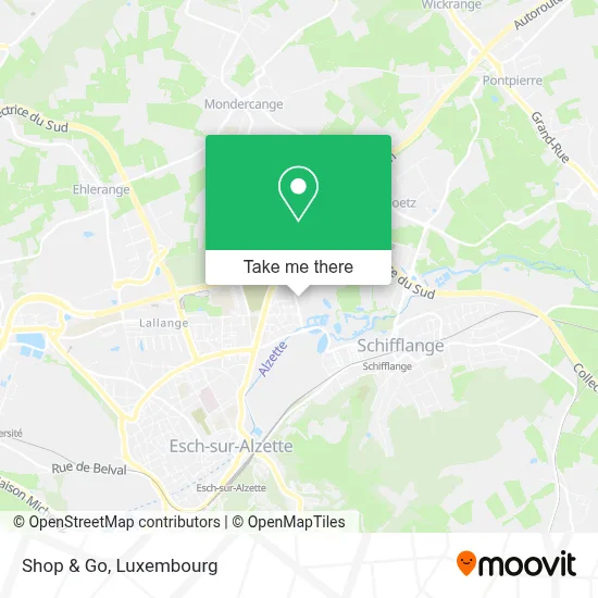 Shop & Go map