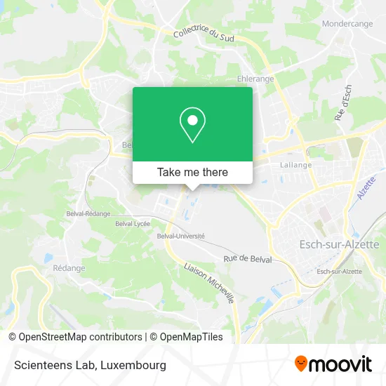 Scienteens Lab map