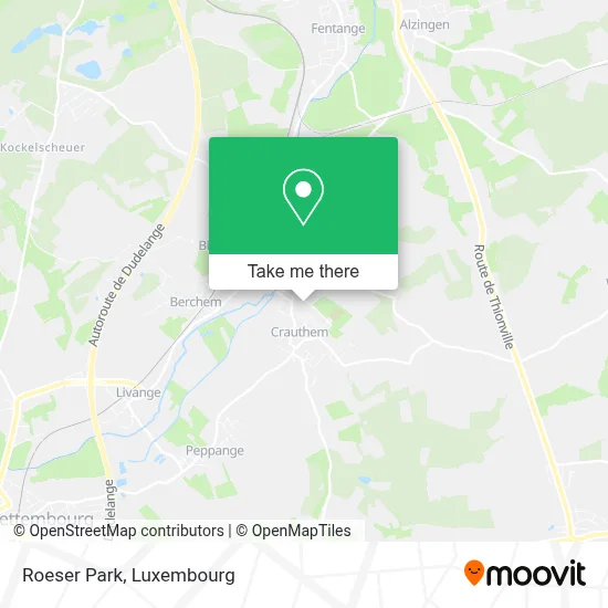 Roeser Park map