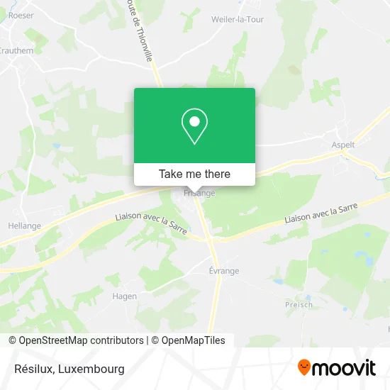 Résilux map