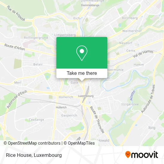 Rice House map