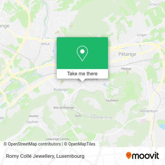 Romy Collé Jewellery map