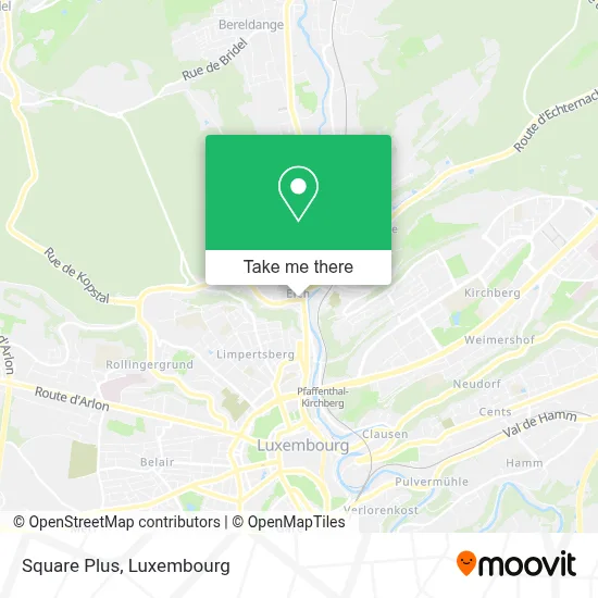 Square Plus map