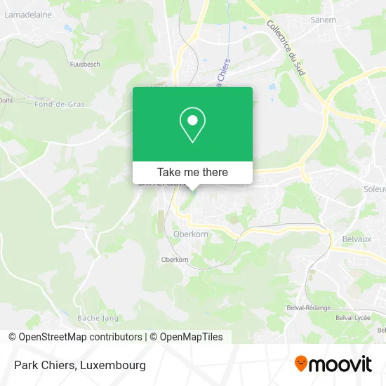 Park Chiers map