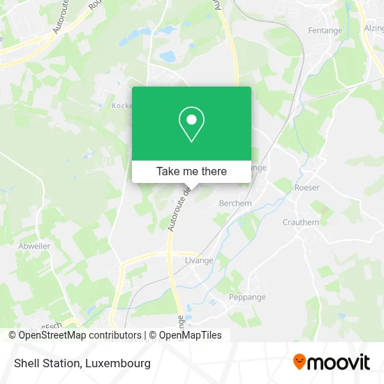 Shell Station map