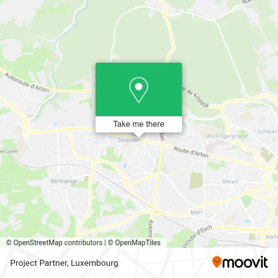 Project Partner map