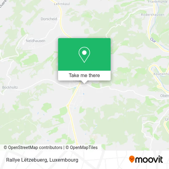 Rallye Lëtzebuerg map