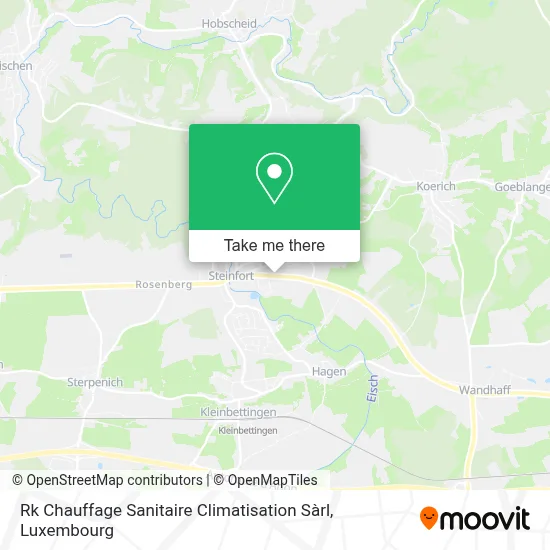Rk Chauffage Sanitaire Climatisation Sàrl Karte