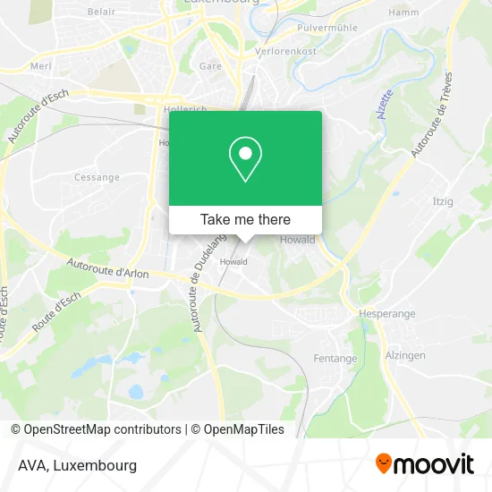 AVA map