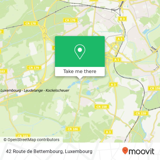 42 Route de Bettembourg map