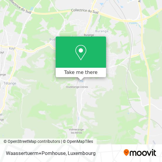 Waassertuerm+Pomhouse map