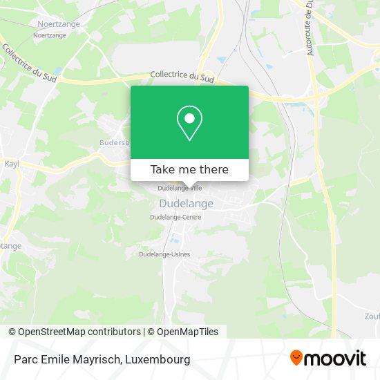Parc Emile Mayrisch map