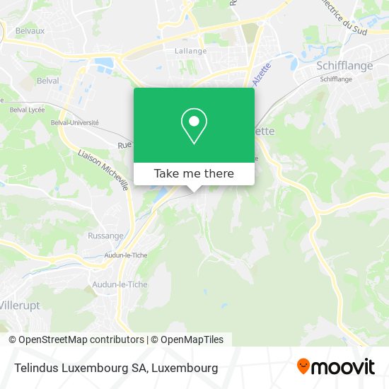 Telindus Luxembourg SA map