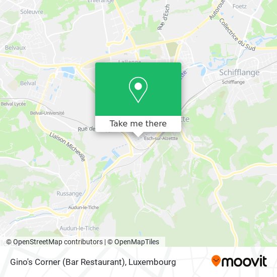 Gino's Corner (Bar Restaurant) map