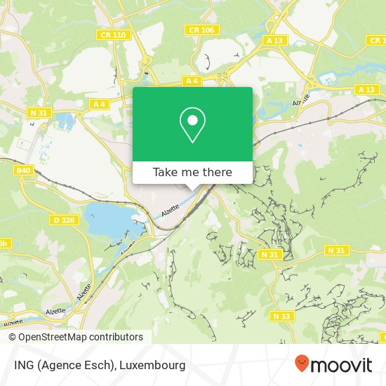 ING (Agence Esch) map