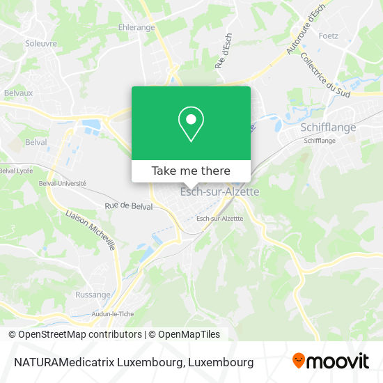 NATURAMedicatrix Luxembourg Karte