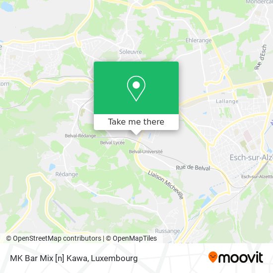 MK Bar Mix [n] Kawa map